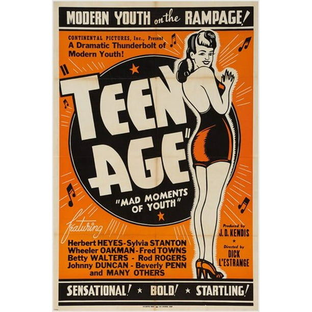 TEENAGE MAD MOMENTS OF YOUTH poster 24X36 DANCING SINGING RAMPAGE hot new